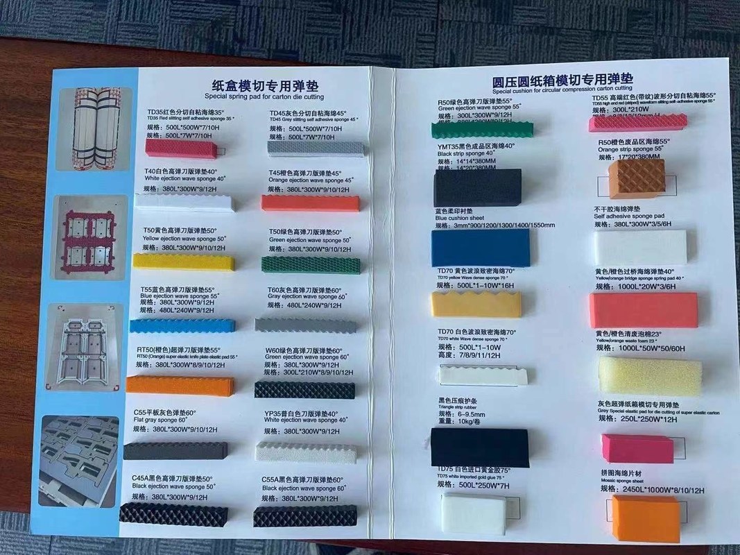 Choisissez votre couleur de caoutchouc d'éjection bleu/gris/blanc/vert/noir/orange pour la découpe sous pression