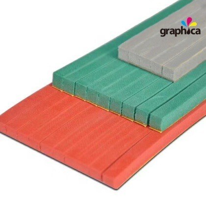 Dureté 40-45 degrés C Processus de fabrication du caoutchouc à cellules ouvertes pour la coupe