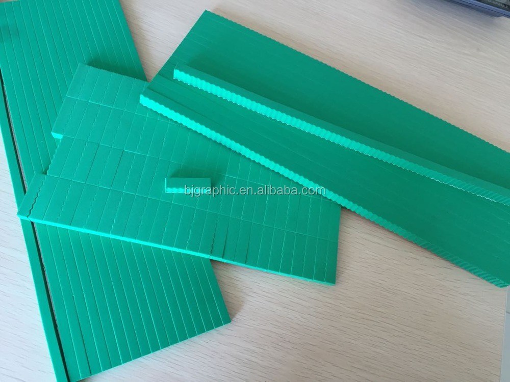 Verte 40-45 degrés côte A graphique Pékin éjection éponge caoutchouc pour à Stoke