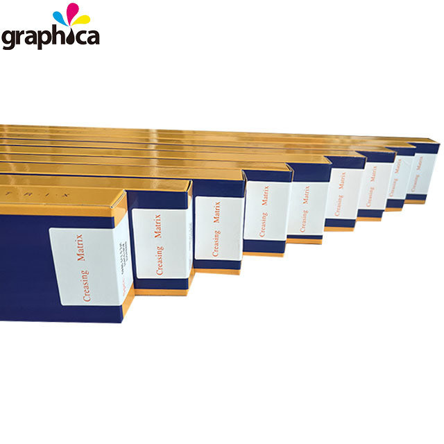 Machine de découpe sous pression matrice de creusement en plastique GRZ0,5*1,6 mm Pour papier cartonné ondulé