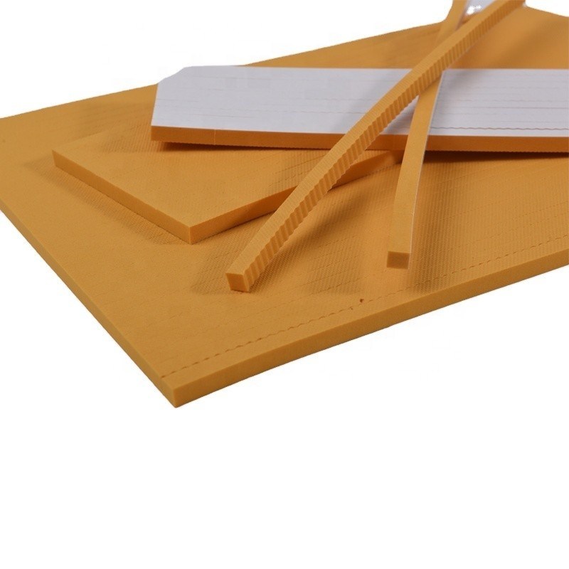 Élasticité Élasticité élevée éponge verte caoutchouc adhésif de découpe à la matrice éjection pour la fabrication de matrice