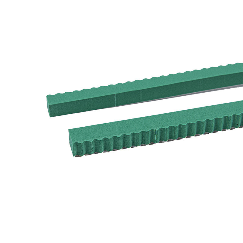 Dimensions 8 mm x 8 mm caoutchouc à éjection en mousse EVA adhésif vert élastique
