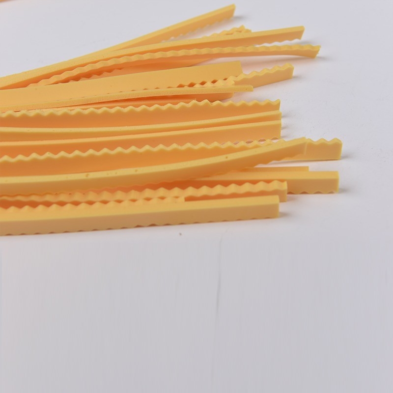 Haut élastique jaune 8 mm coupe à la matrice d'éjection éponge de caoutchouc fente de caoutchouc plat contreplaqué de l'acier de la règle de coupe à la matrice