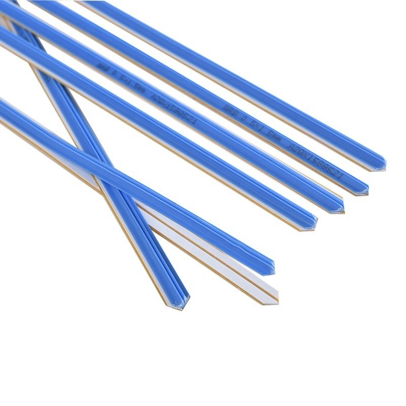 Graphique Bleu blanc jaune à base de plastique matrice adhésive creasing creasing canal pour MQ 1 boîte