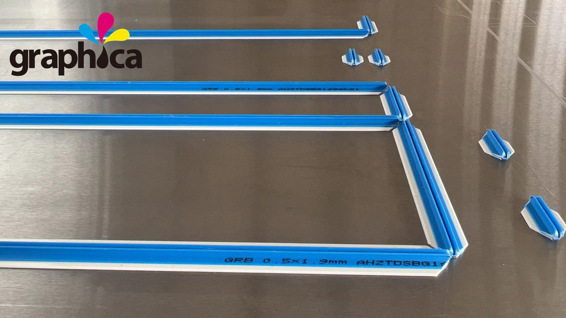 Matrice adhésive de creusement de 0,3 x 1,2 mm certifiée CE GRB pour l'emballage et l'impression de papier