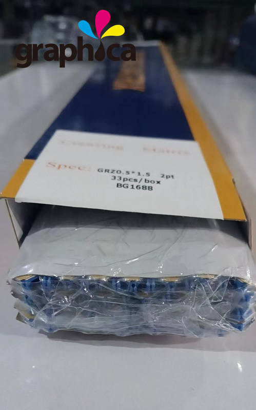 Matrice adhésive de creusement de 0,3 x 1,2 mm certifiée CE GRB pour l'emballage et l'impression de papier