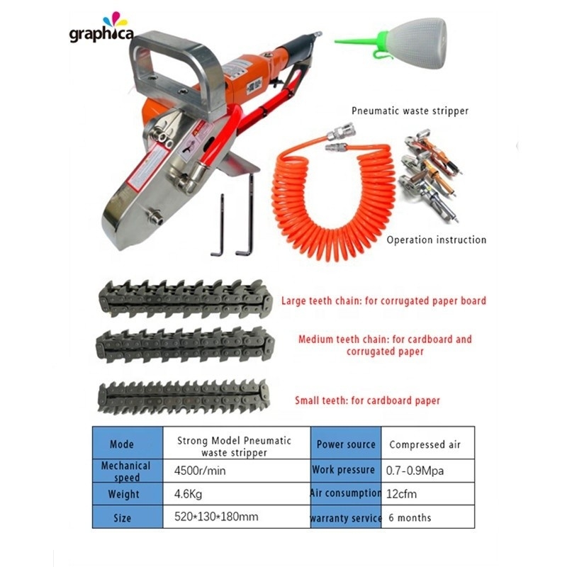 8*12 mm de diamètre de tuyau de gaz Stripper pneumatique de déchets de papier pour 2024 Hot Seller et Pro Max