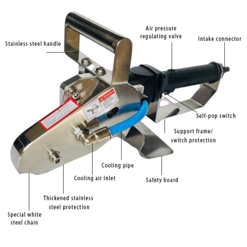 3500 R/min Vitesse de rotation Outil de décapage pour machine de décapage de carton graphique