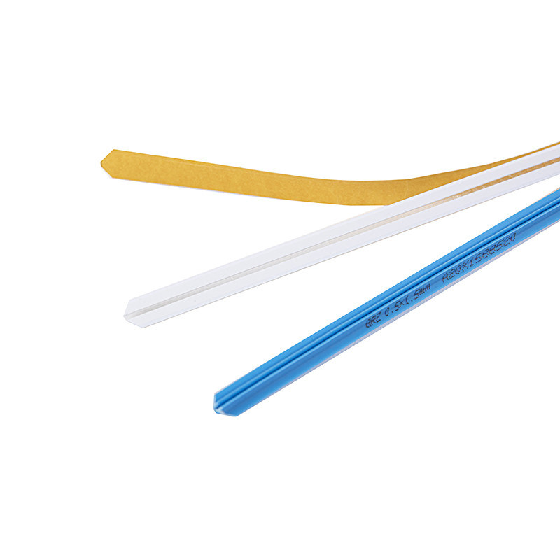 Graphique Bleu blanc jaune à base de plastique matrice adhésive creasing creasing canal pour MQ 1 boîte