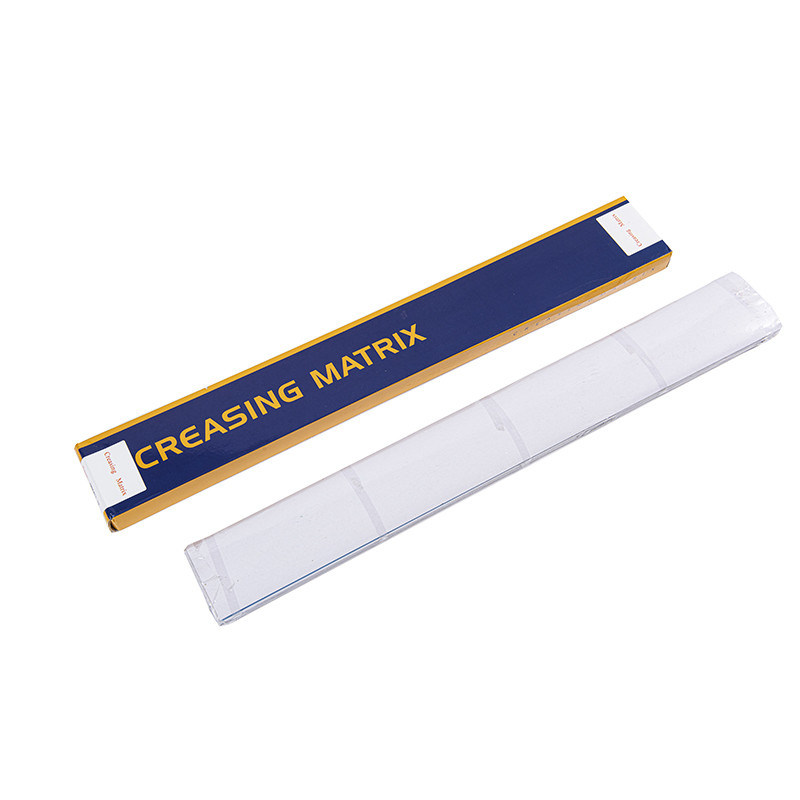 Graphique Bleu blanc jaune à base de plastique matrice adhésive creasing creasing canal pour MQ 1 boîte