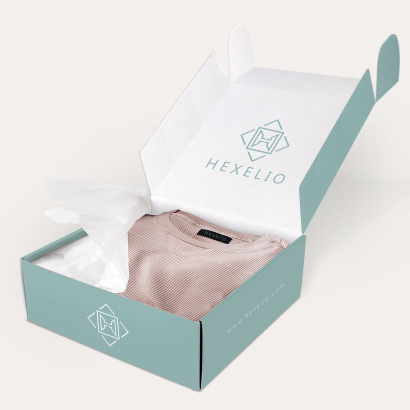 Boîte cadeau à fermeture magnétique noire rigide de luxe pour votre entreprise