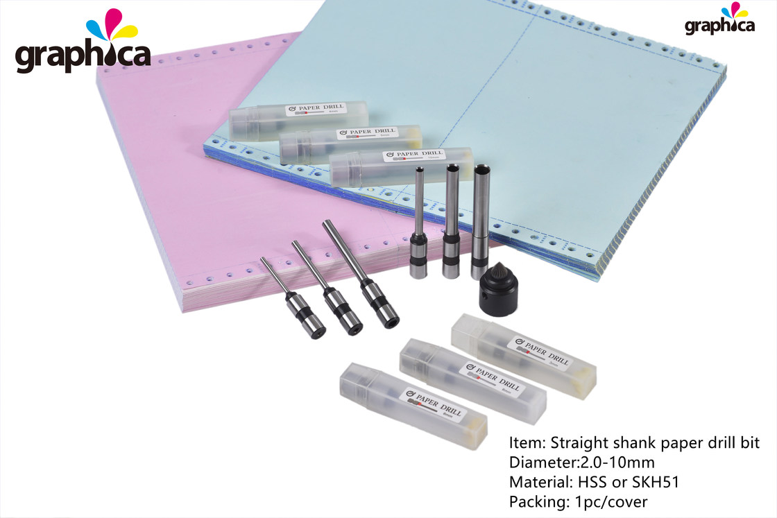 HSS produisant des broches de papier à tiges droites de taille fixe pour la machine à perforer le papier