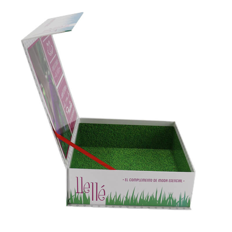 Commande personnalisée Acceptée Ensemble de soins de la peau biologique blanc Boîte d'emballage en carton pour robe