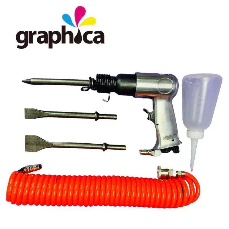 Décapteur de papier usé à main pour la découpe graphique sous pression de cartons ondulés en carton