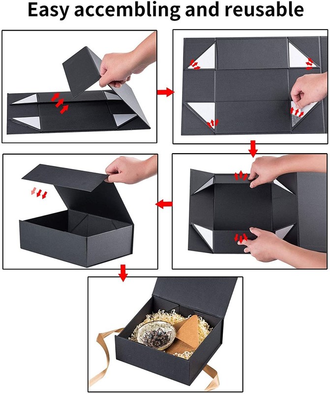 Carton d'emballage Kraft Paper Core pour l'affichage et le stockage du cadre photo