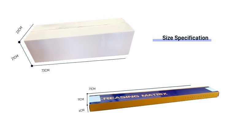 Largeur du canal de papier 1,3 mm GRZ0,5 x 1,3 mmF Matrice de plisage à base de fibres pour les canaux de 9 mm