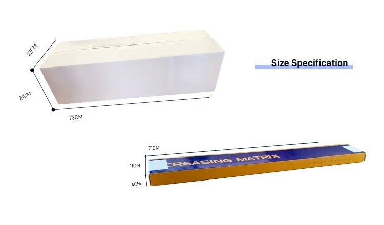 Matrice de creusement de boxe ondulée en plastique blanc Super March Idéal pour les boîtes ondulées