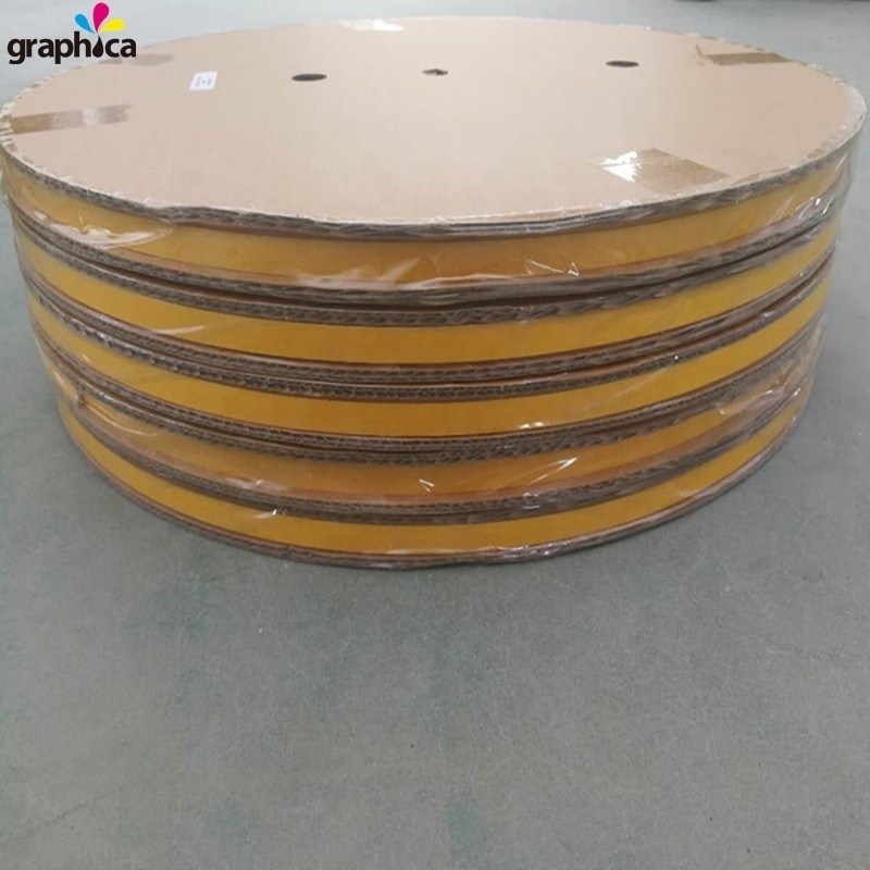 Ruloir de matrice à découpe graphique en blanc 0,5 x 1,5 mm pour la fabrication de boîtes en carton