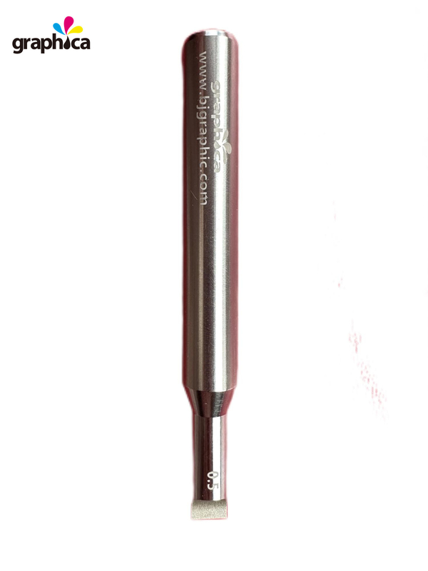 Outil portable de découpe et de creusement à matrices plates avec lame d'acier à grande vitesse Longueur de lame 4 cm/pc