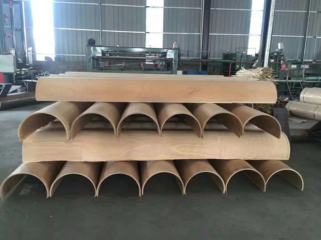 Full Poplar 18 mm Rotary Die Board Coupe du contreplaqué incurvé pour la découpe au laser